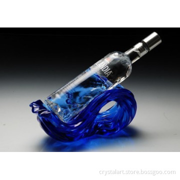 crystal wine holder